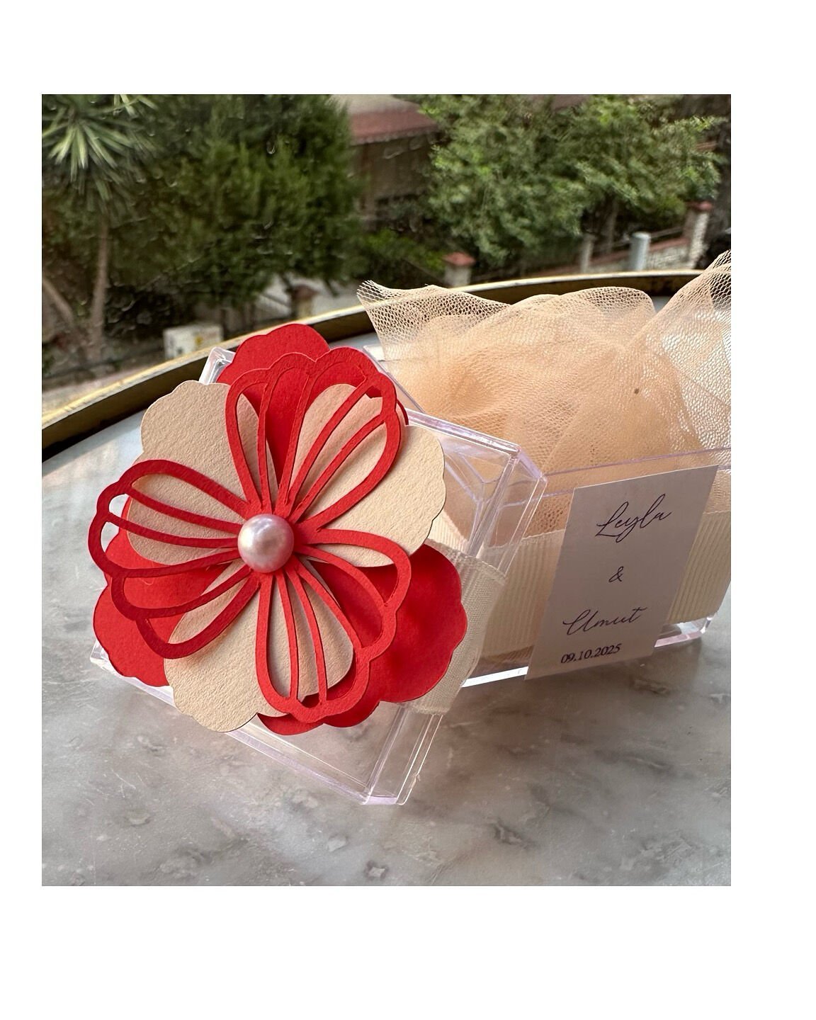 Lily Mika Kutuda Badem Şekeri-Düğün Nişan Hediyeliği