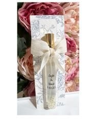 Leyla Cam Şişe 10 ml Fısfıs Kolonya Düğün Nikah Nişan Hediyelik Kolonya